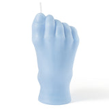 Mini Foot Scented Candle Inverted Feet Shape Candles Light Blue Danish Pastel Home Aesthetic Decoration Pine Fragrance Aromatherapy Natural Vegan Soy Wax Candle for Room Bedroom Birthday Gift