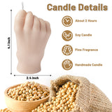 Mini Foot Scented Candle Inverted Feet Shape Candles Creative Gift Home Aesthetic Decor Pine Fragrance Aromatherapy Natural Soy Wax Candle Desk Art Decoration for Room Bedroom Bathroom