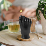 Mini Feet Scented Candles Upside Down Foot Candle Creative Gift Room Aesthetic Decor Pine Aromatherapy Natural Soy Wax Fragrance Candle Homemade Decoration for Home Bathroom Bedroom Black