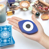 6sisc Blue Evil Eye Candle Gift Nazar Home Decor Aesthetic Pine Fragrance Natural Soy Wax Handmade Aromatherapy Candles Desk Sculpture Decoration for House Bedroom Supplies 2.2 x 3.5 In