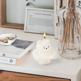 6sisc Muscle Bear Scented Candle Gift Cool Shaped Aesthetic Candles Pine Fragrance Natural Soy Wax Aromatherapy Handmade Candle Table Art Decorative Sculpture for Modern Home Bedroom Bathroom Room