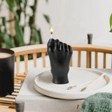 Mini Feet Scented Candles Upside Down Foot Candle Creative Gift Room Aesthetic Decor Pine Aromatherapy Natural Soy Wax Fragrance Candle Homemade Decoration for Home Bathroom Bedroom Black