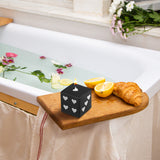 6sisc Black White Heart Dice Candle Danish Pastel Room Decor Aesthetic Pine Fragrance Natural Soy Wax Handmade Aromatherapy Candles Desk Art Decoration Gift for Home Bedroom Supplies 2 x 2 in