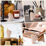 Mini Foot Scented Candle Inverted Feet Shape Candles Creative Gift Home Aesthetic Decor Pine Fragrance Aromatherapy Natural Soy Wax Candle Desk Art Decoration for Room Bedroom Bathroom