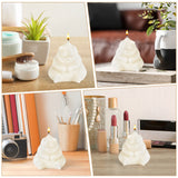 White Cat Scented Candle Funny Adorable Close Eye Cat Candle Gift Home Aesthetic Decor Pine Fragrance Aromatherapy Natural Soy Wax Candles with Wick Desk Art Decoration for Bedroom Bathroom