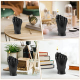 Mini Feet Scented Candles Upside Down Foot Candle Creative Gift Room Aesthetic Decor Pine Aromatherapy Natural Soy Wax Fragrance Candle Homemade Decoration for Home Bathroom Bedroom Black