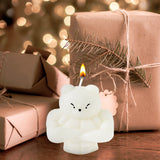 6sisc Muscle Bear Scented Candle Gift Cool Shaped Aesthetic Candles Pine Fragrance Natural Soy Wax Aromatherapy Handmade Candle Table Art Decorative Sculpture for Modern Home Bedroom Bathroom Room