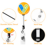 6Pcs Retractable Vaccine Badge Reels with Metal Snap I Got My Covid-19 Vaccine Vaccinated Against Covid 19 Recipient Notification CDC Encouraged Public Health Clinical Badges Vaccinated for Virus