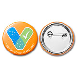 10Pcs Vaccine Button Pins I Got My Covid-19 Vaccine Vaccinated Against Covid 19 Recipient Notification CDC Encouraged Public Health and Clinical Pinback Button Badges Vaccinated for Virus Pin 5 Styles