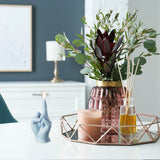 6sisc Middle Finger Scented Candle Danish Pastel Room Aesthetic Pine Fragrance Aromatherapy Natural Soy Wax Holiday Candles Decor Desk Statues Decorations Gift for Home Bedroom Supplies Light Blue