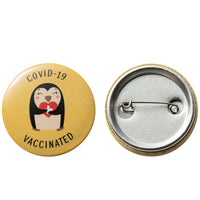 6sisc 24Pcs Vaccine Button Pins with Cartoon Animals Covid-19 Vaccinated Recipient Notification CDC Encouraged Public Health and Clinical Pinback Button Badges Vaccinated for Virus Pin 6 Styles