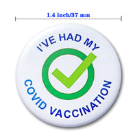 6sisc 10Pcs Vaccination Card Protectors for CDC Immunization Record Vaccine Button Pins Clear Vinyl Plastic Sleeve with Lanyard Vaccinated Against Covid-19 I Got My COVID-19 Vaccine Vaccination Identification